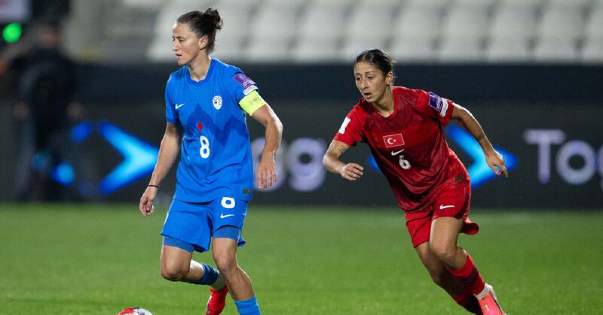 A Milli Kadınlar Slovenya ile 3-3 berabere kaldı: Selen Altunkulak 2 gol attı