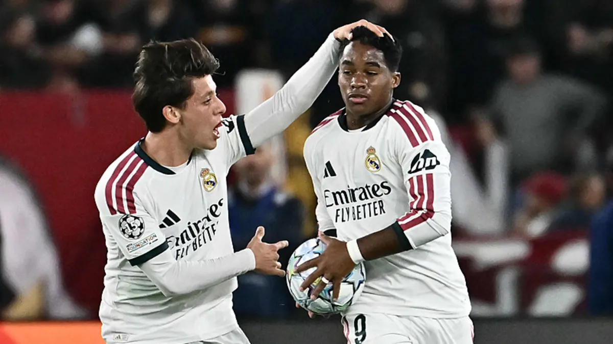 Arda Güler'den 2 asist: Real Madrid Roma'yı 3-1 geriden dönüp 4-3 yendi