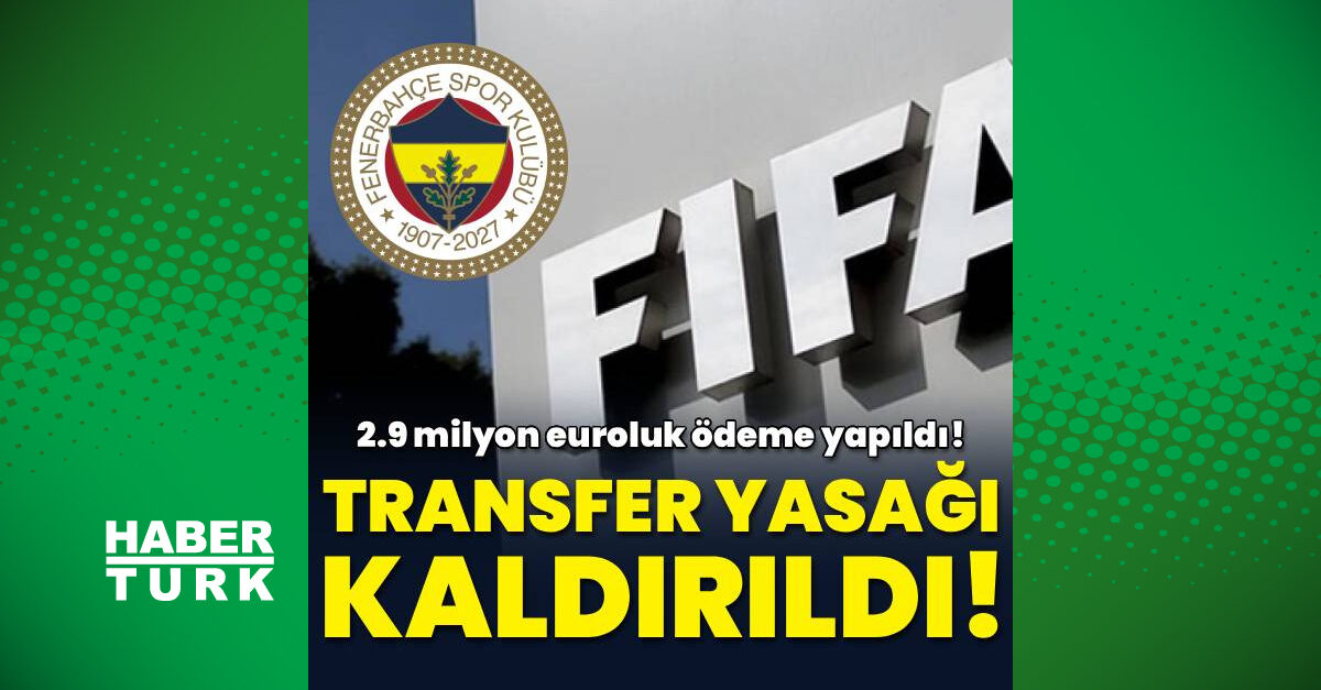FIFA, Fenerbahçe'ye uygulanan transfer yasağını kaldırdı: En-Nesyri ödemesi yapıldı