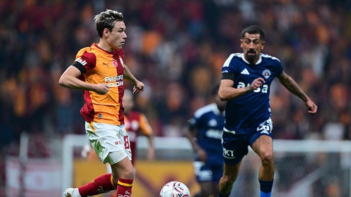 Galatasaray, Kasımpaşa'yı 10 kişiyle 3-1 yendi: Abdülkerim, Barış Alper ve Lemina attı