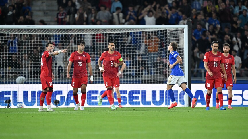 İtalya 3-1 Türkiye: Milliler A Ligi'nde 4'te 4 yenildi, play-off hesabı başladı