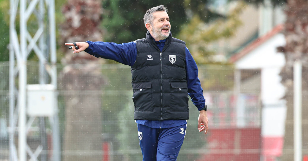 Samsunspor'da Bjelica ilk idmanına çıktı: Kasımpaşa hazırlığında neşeli görüntüler
