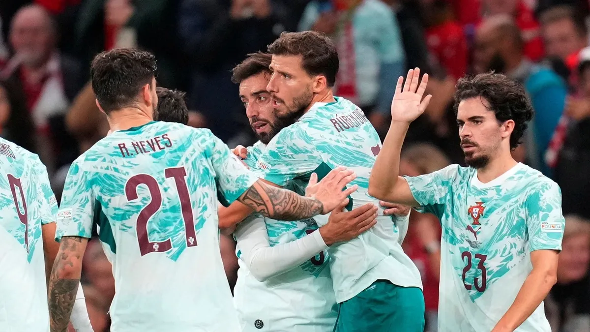 Uluslar Ligi'nde 3. hafta: Portekiz, Danimarka'yı 4-2 yendi; Yunanistan-Hollanda 2-2